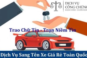 Văn bản pháp luật mới nhất về thủ tục sang tên xe ô tô