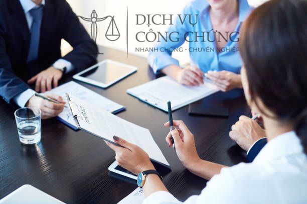 thủ tục công chứng