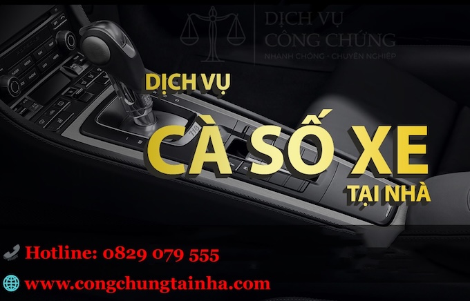 Dịch vụ cà số khung số máy tại nhà của Congchungtainha.com – Tiện lợi, nhanh chóng, chuyên nghiệp